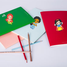 Load image into Gallery viewer, 8pcs Diamond Painting Cartoon Princess Stickers Funny Toy Adhesive Decals