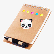 Load image into Gallery viewer, 12pcs Colorful Animal Head Self-adhesive Rhinestone Painting Kit Stickers