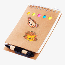 Load image into Gallery viewer, 12pcs DIY Painting Kit Color Animal Head Self-adhesive Rhinestone Sticker