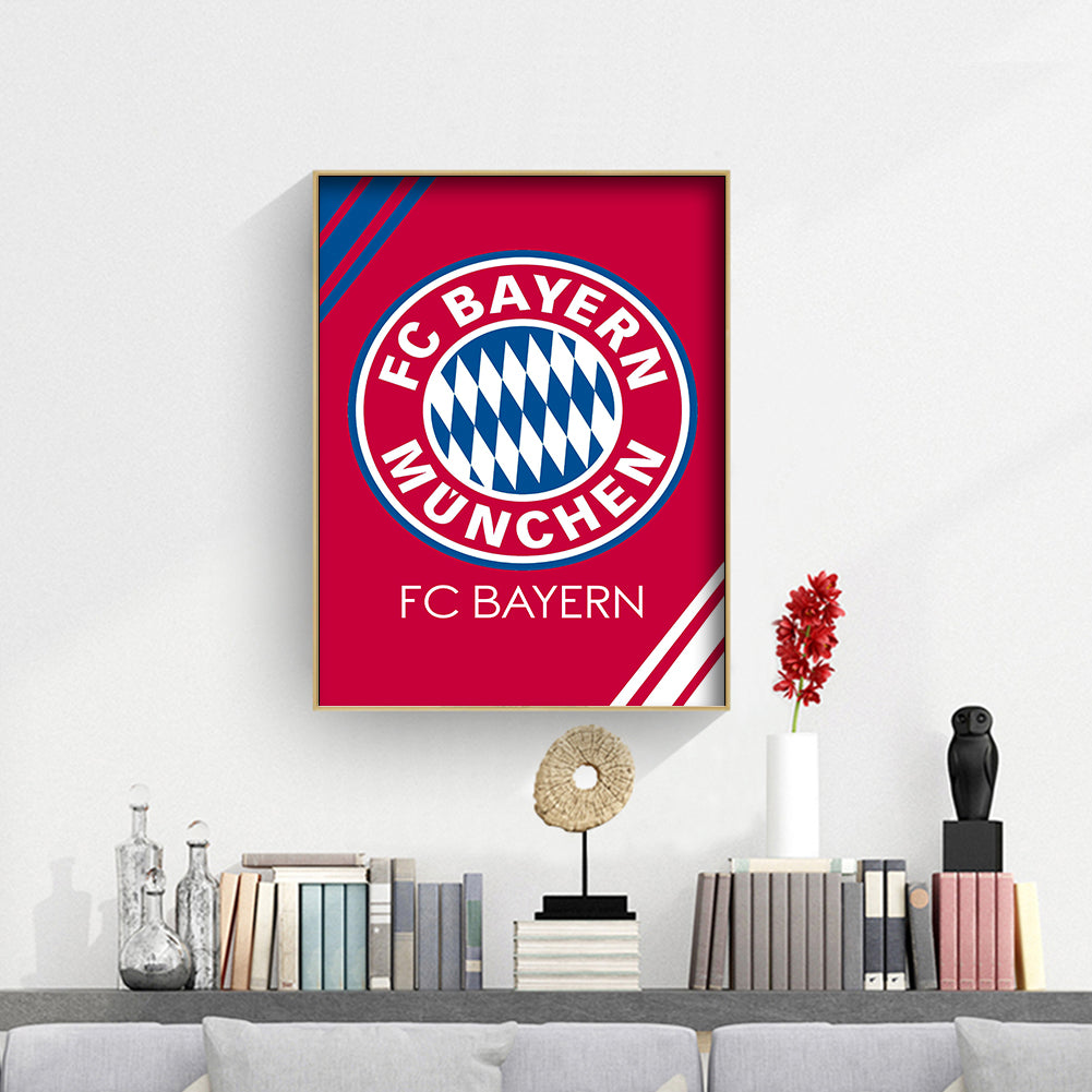 Fc Bayern Munich 30*40CM(Canvas)-Full Round Drill Diamond Painting