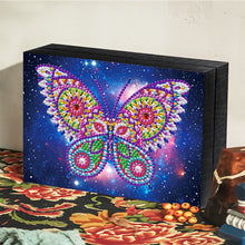 Load image into Gallery viewer, Starry Sky Butterfly Jewelry Box Special-Shaped Diamond Painting Container