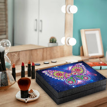 Load image into Gallery viewer, Starry Sky Butterfly Jewelry Box Special-Shaped Diamond Painting Container
