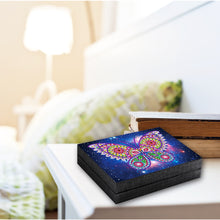 Load image into Gallery viewer, Starry Sky Butterfly Jewelry Box Special-Shaped Diamond Painting Container