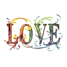 Load image into Gallery viewer, Artwork DIY Quilling Paper Stripes Templates Tool Set Love Handmade Craft