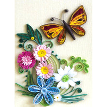 Load image into Gallery viewer, Paper Quilling Tool Set DIY Butterfly Flower Tweezers Ruler Rolling Pen Kit