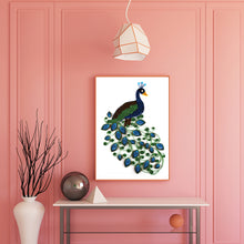 Load image into Gallery viewer, DIY Handmade Material Templates Tool Set Peafowl Quilling Paper Stripes