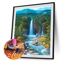 Load image into Gallery viewer, Waterfall 30*40CM(Canvas) Full Round Drill Diamond Painting