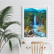 Load image into Gallery viewer, Waterfall 30*40CM(Canvas) Full Round Drill Diamond Painting