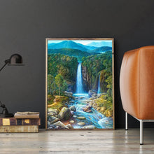Load image into Gallery viewer, Waterfall 30*40CM(Canvas) Full Round Drill Diamond Painting