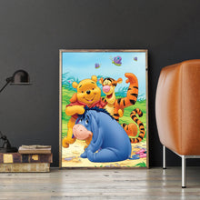 Load image into Gallery viewer, Color Cute Animation Bear Tiger 30*40CM(Canvas)-Full Round Drill Diamond Painting
