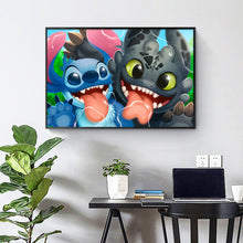 Load image into Gallery viewer, Cartoon Koala Dog 40*30CM(Canvas)-Full Round Drill Diamond Painting