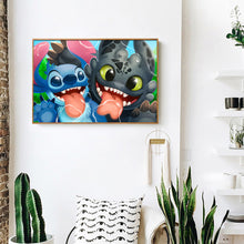 Load image into Gallery viewer, Cartoon Koala Dog 40*30CM(Canvas)-Full Round Drill Diamond Painting