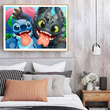 Load image into Gallery viewer, Cartoon Koala Dog 40*30CM(Canvas)-Full Round Drill Diamond Painting