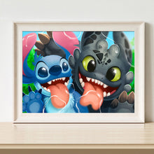 Load image into Gallery viewer, Cartoon Koala Dog 40*30CM(Canvas)-Full Round Drill Diamond Painting