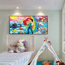 Load image into Gallery viewer, Mermaid And Prince 80*40CM(Canvas)-Full Round Drill Diamond Painting