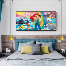 Load image into Gallery viewer, Mermaid And Prince 80*40CM(Canvas)-Full Round Drill Diamond Painting