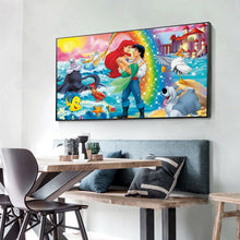 Load image into Gallery viewer, Mermaid And Prince 80*40CM(Canvas)-Full Round Drill Diamond Painting