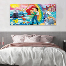 Load image into Gallery viewer, Mermaid And Prince 80*40CM(Canvas)-Full Round Drill Diamond Painting