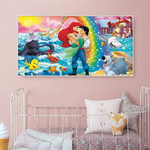 Load image into Gallery viewer, Mermaid And Prince 80*40CM(Canvas)-Full Round Drill Diamond Painting