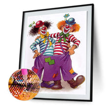 Load image into Gallery viewer, Clowns 30*40CM(Canvas) Full Round Drill Diamond Painting