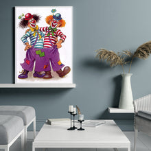 Load image into Gallery viewer, Clowns 30*40CM(Canvas) Full Round Drill Diamond Painting