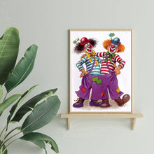 Load image into Gallery viewer, Clowns 30*40CM(Canvas) Full Round Drill Diamond Painting
