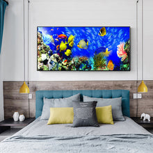 Load image into Gallery viewer, Color Deep Sea Creature 100*40CM(Canvas) Full Round Drill Diamond Painting