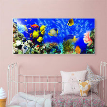 Load image into Gallery viewer, Color Deep Sea Creature 100*40CM(Canvas) Full Round Drill Diamond Painting
