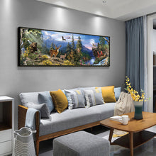Load image into Gallery viewer, Forest Animals 90*30CM(Canvas) Full Round Drill Diamond Painting