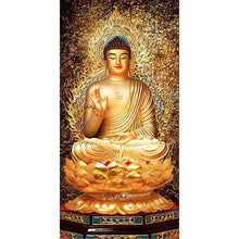 Load image into Gallery viewer, Buddha 45*85CM(Canvas) Full Round Drill Diamond Painting