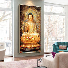 Load image into Gallery viewer, Buddha 45*85CM(Canvas) Full Round Drill Diamond Painting