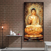 Load image into Gallery viewer, Buddha 45*85CM(Canvas) Full Round Drill Diamond Painting