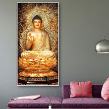 Load image into Gallery viewer, Buddha 45*85CM(Canvas) Full Round Drill Diamond Painting