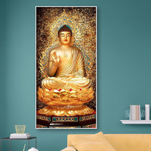 Load image into Gallery viewer, Buddha 45*85CM(Canvas) Full Round Drill Diamond Painting