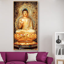Load image into Gallery viewer, Buddha 45*85CM(Canvas) Full Round Drill Diamond Painting