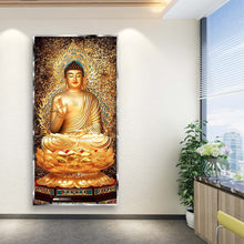Load image into Gallery viewer, Buddha 45*85CM(Canvas) Full Round Drill Diamond Painting