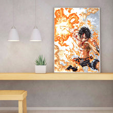 Load image into Gallery viewer, One Piece Ace 30*40CM(Canvas)-Full Round Drill Diamond Painting
