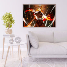 Load image into Gallery viewer, Demon Slayer Anime Cartoon 40*30cm(canvas) full round drill diamond painting