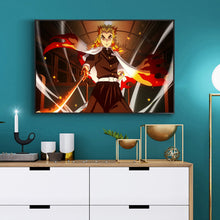 Load image into Gallery viewer, Demon Slayer Anime Cartoon 40*30cm(canvas) full round drill diamond painting