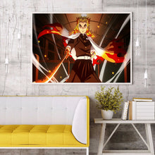Load image into Gallery viewer, Demon Slayer Anime Cartoon 40*30cm(canvas) full round drill diamond painting