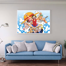 Load image into Gallery viewer, One Piece Anime Cartoon 40*30cm(canvas) full round drill diamond painting