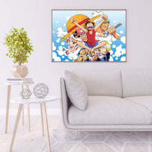 Load image into Gallery viewer, One Piece Anime Cartoon 40*30cm(canvas) full round drill diamond painting