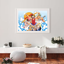 Load image into Gallery viewer, One Piece Anime Cartoon 40*30cm(canvas) full round drill diamond painting