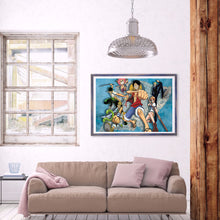 Load image into Gallery viewer, One Piece Anime 40*30CM(Canvas)-Full Round Drill Diamond Painting