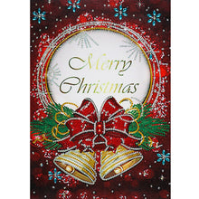 Load image into Gallery viewer, Merry Christmas Card 30*40CM(Canvas) Special Shaped Drill Diamond Painting