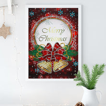 Load image into Gallery viewer, Merry Christmas Card 30*40CM(Canvas) Special Shaped Drill Diamond Painting