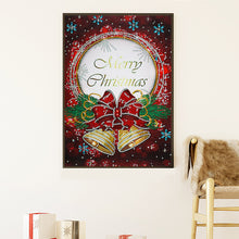 Load image into Gallery viewer, Merry Christmas Card 30*40CM(Canvas) Special Shaped Drill Diamond Painting