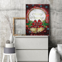 Load image into Gallery viewer, Merry Christmas Card 30*40CM(Canvas) Special Shaped Drill Diamond Painting