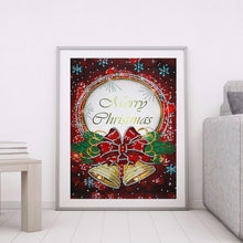 Load image into Gallery viewer, Merry Christmas Card 30*40CM(Canvas) Special Shaped Drill Diamond Painting
