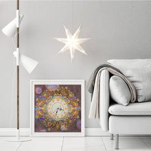 Load image into Gallery viewer, DIY Diamond Clock Drawing Resin Handmade Special Shaped Painting Wall Craft